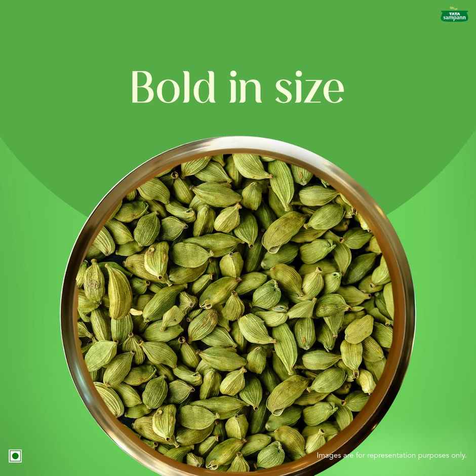 Tata Sampann Cardamom Whole, Sweet Aroma & Rich Flavour