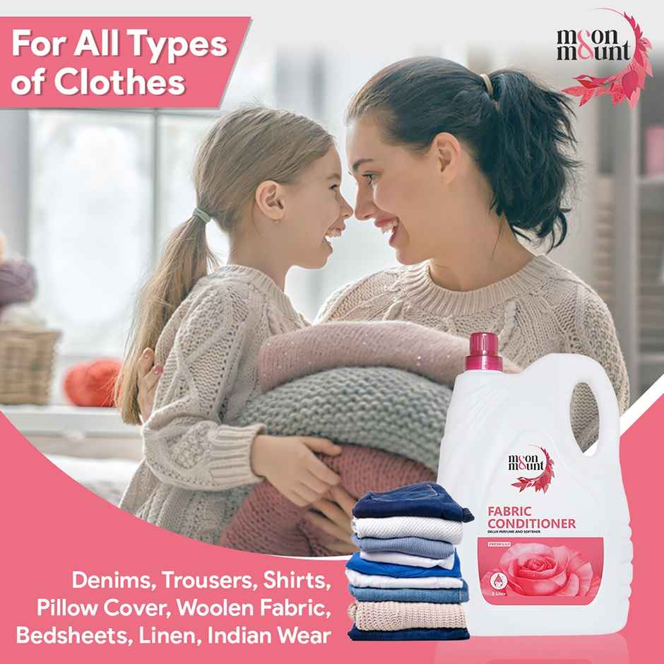 Moon&Mount Rose After Wash Fabric Conditioner Liquid Softener