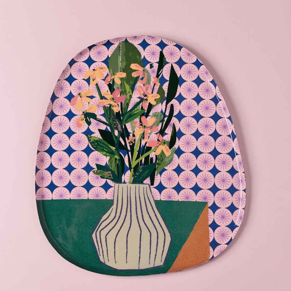 The Wishing Chair Bud Vase Metal Wall Plate - 18280