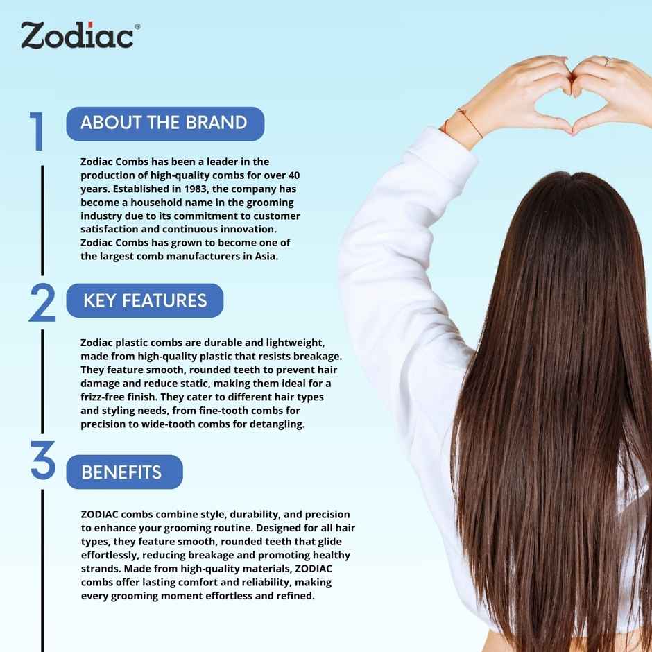 Zodiac 3P Trio Pocket Comb