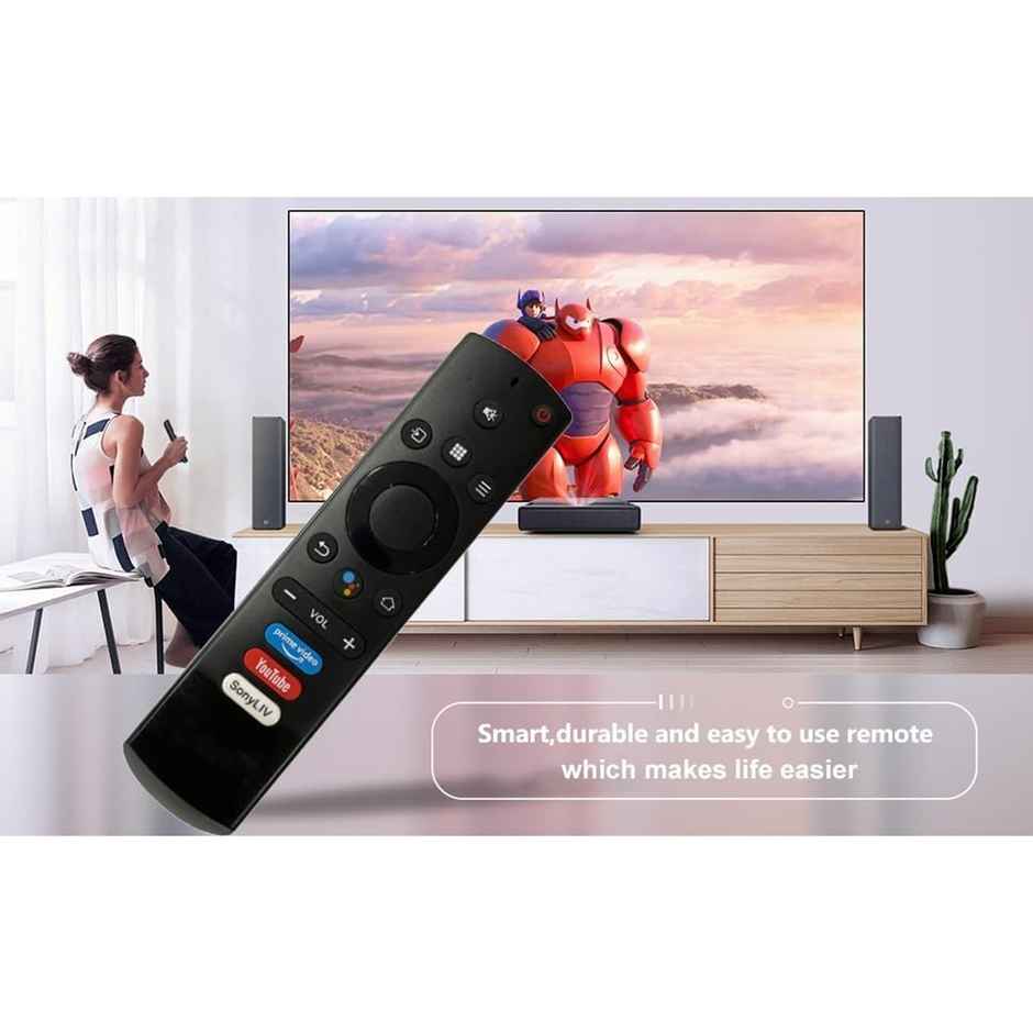Ailkin Voice Remote for Thomson Smart TVs| Bluetooth Enabled| Multi-Function| Black
