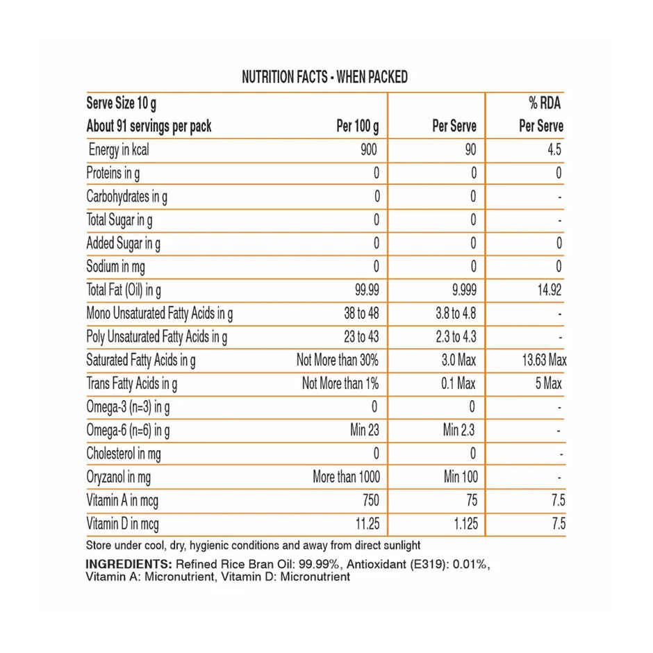 Freedom Rice Bran Oil - Pouch Combo 