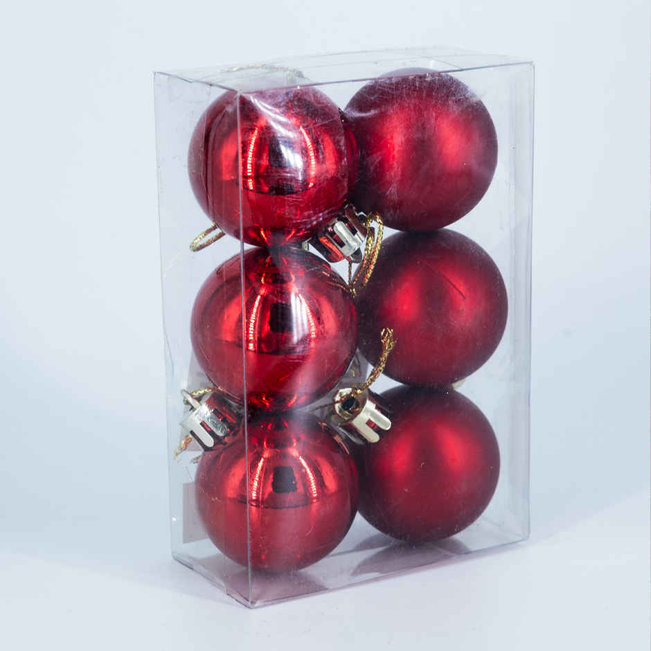 Christmas Balls For Tree decor | Red| Gullak