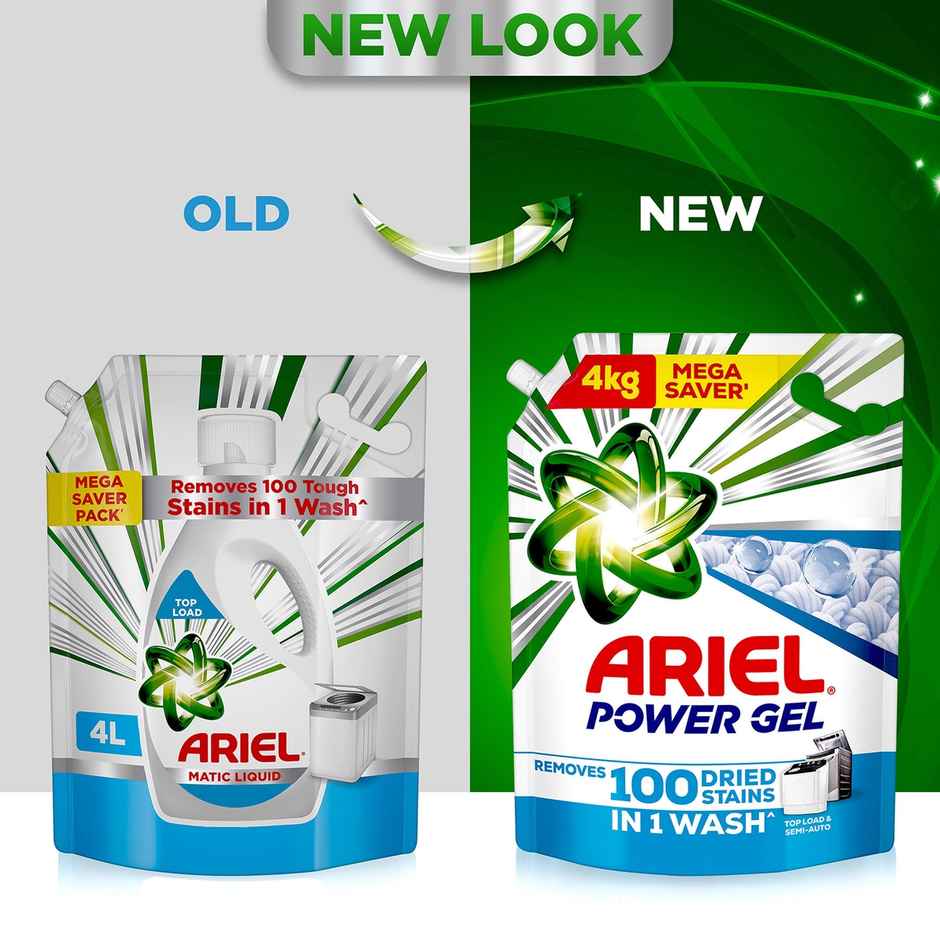 Ariel Power Gel Liquid Detergent for Top load washing machine