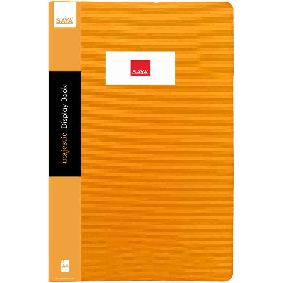 Saya Vibrant Display Book - 20 Pockets A4 Size | Assorted