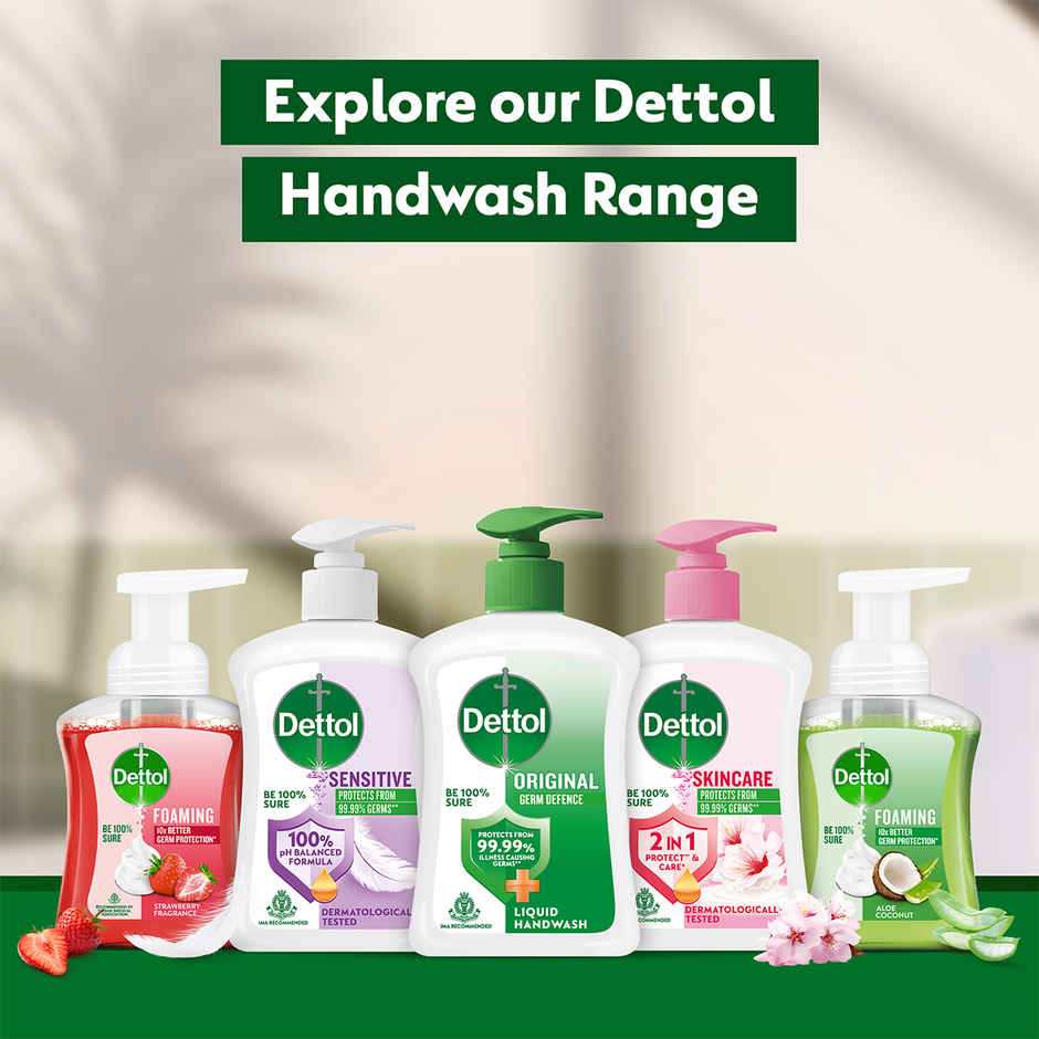 Dettol Original Liquid Hand Wash Pump | 99.99% Germ Protection