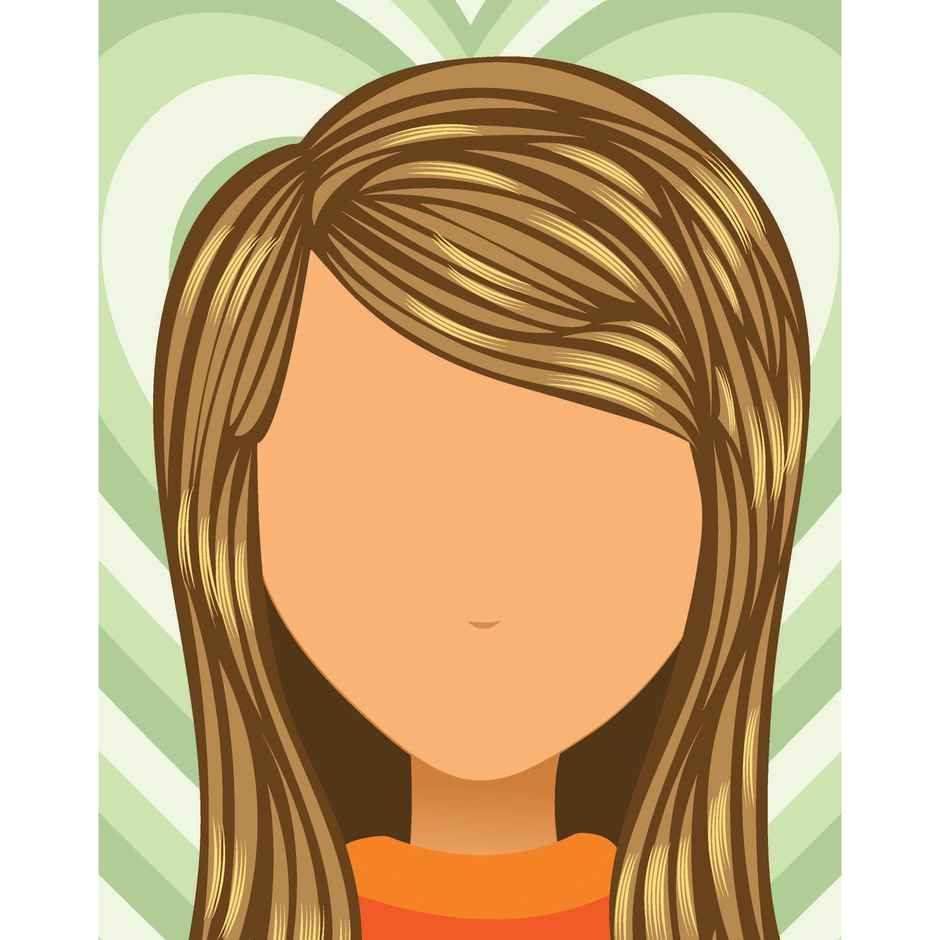 Lil Girl Create A Face- Sticker Activity Book For Kids|Blank Faces To Design With Colorful Stickers