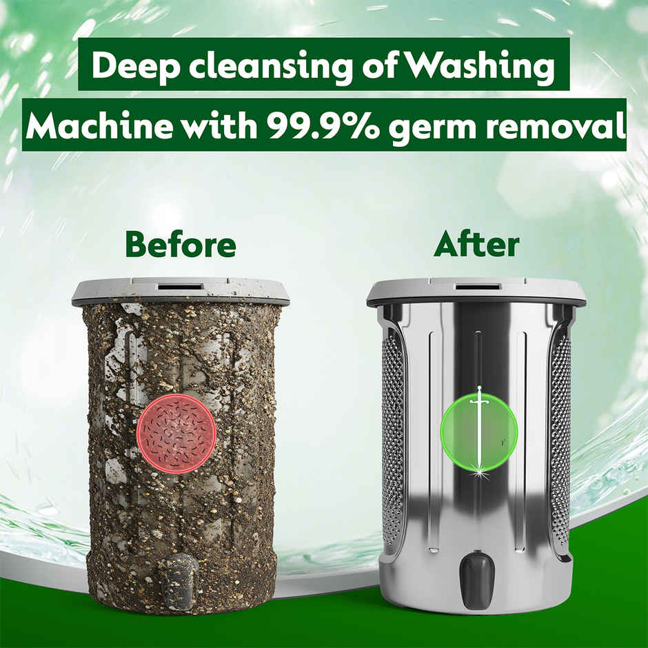 Dettol 5 in 1 Washing Machine Cleaner | Lemon