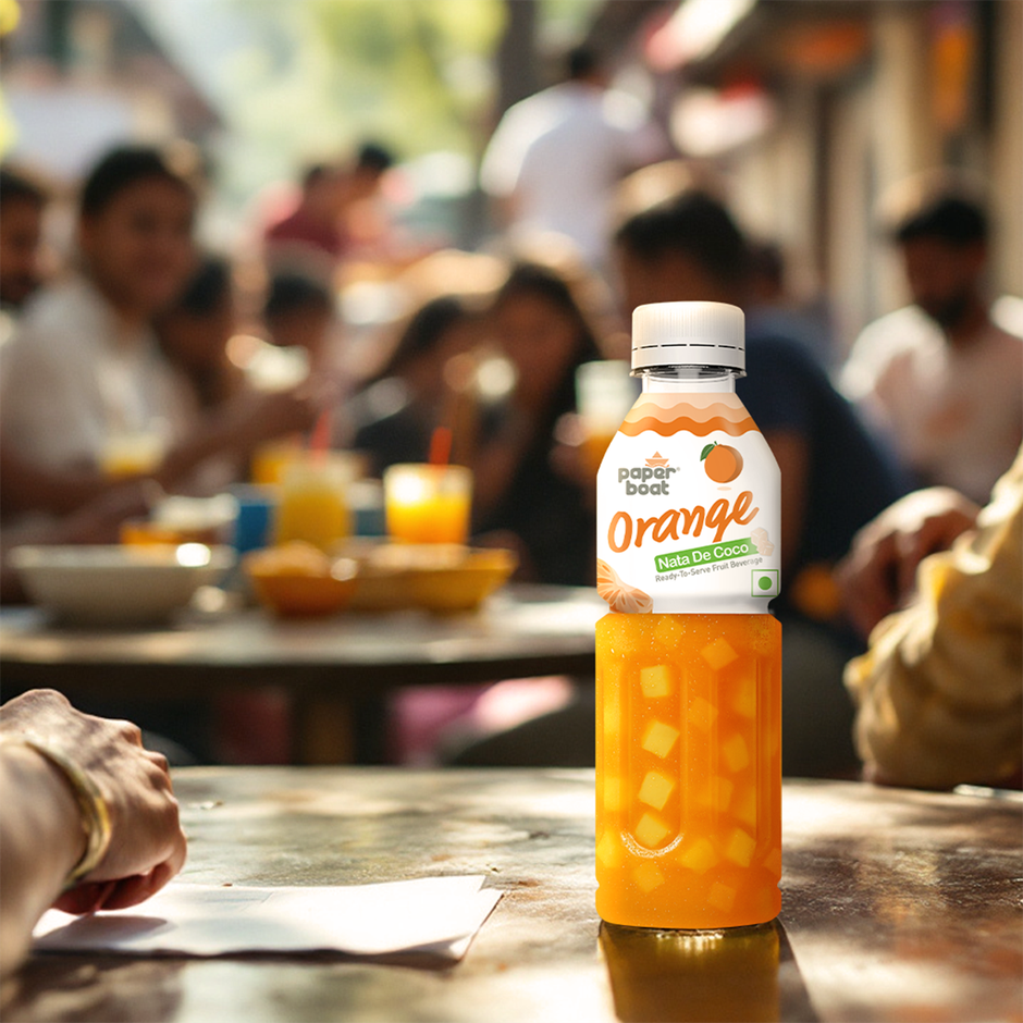 Paper Boat Orange Juice | Juicy Sips, Chewy Bites | Refreshing Fruit Drink Combo 