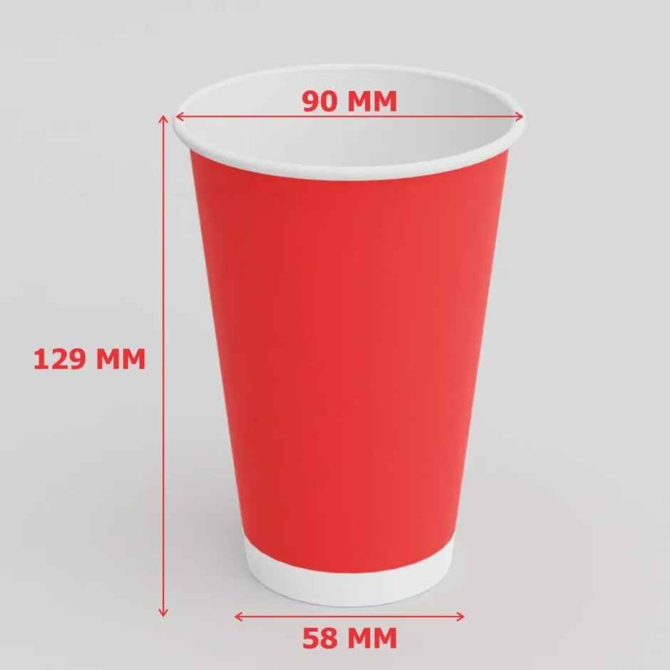 Beer Pong Disposable Glasses | 450 ml | Pack of 10 | Naturepac