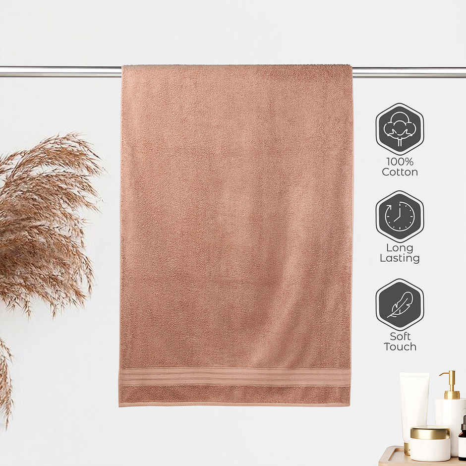 Layers Be Bold 100% Cotton 450 GSM Bath Towel | Mocha Mousse
