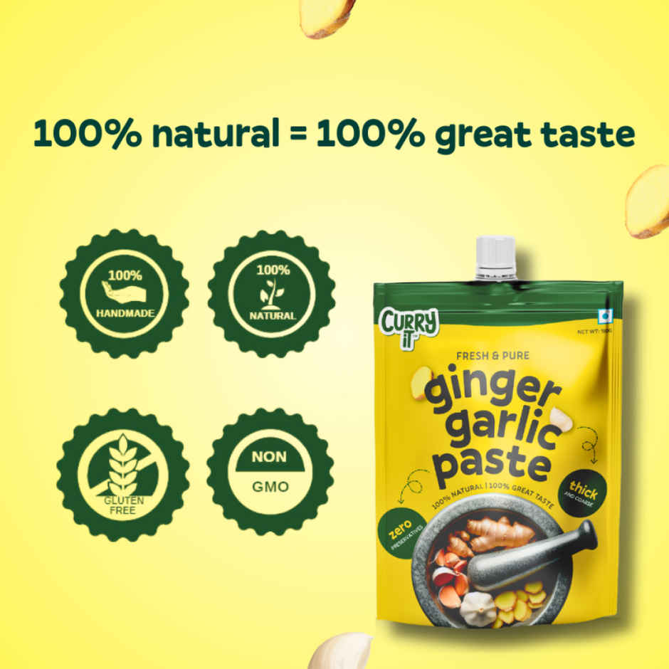 Curryit Preservative Free Ginger Garlic Paste