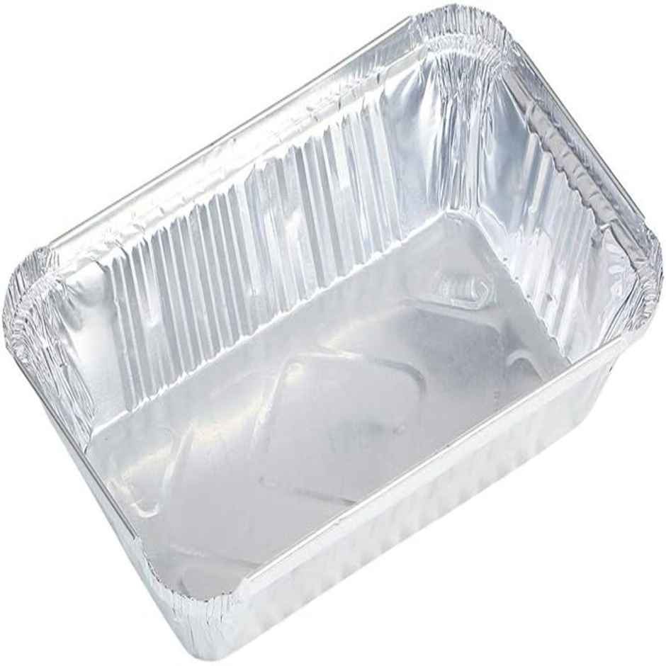 Naturepac Foil Container + Lid | 450 ml | Sturdy & Practical