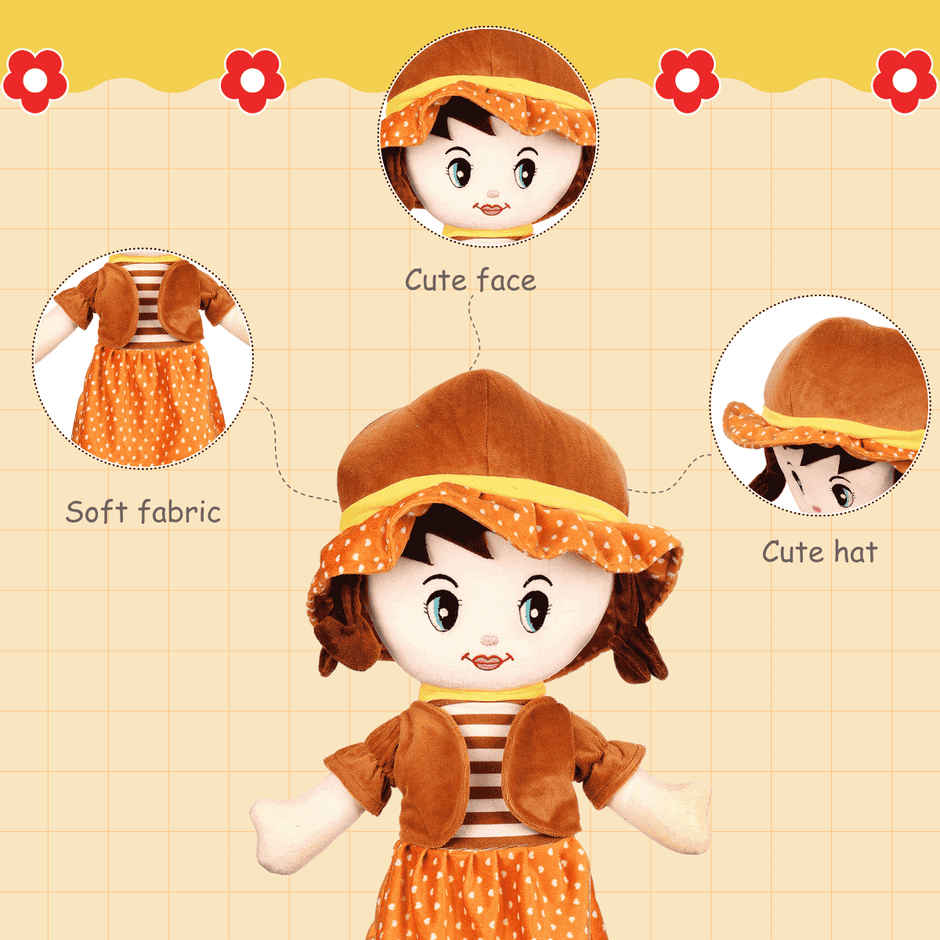 Toytales Cute Doll Soft Toy | Toy For Girls | Gift For Kids | Birthday Gift