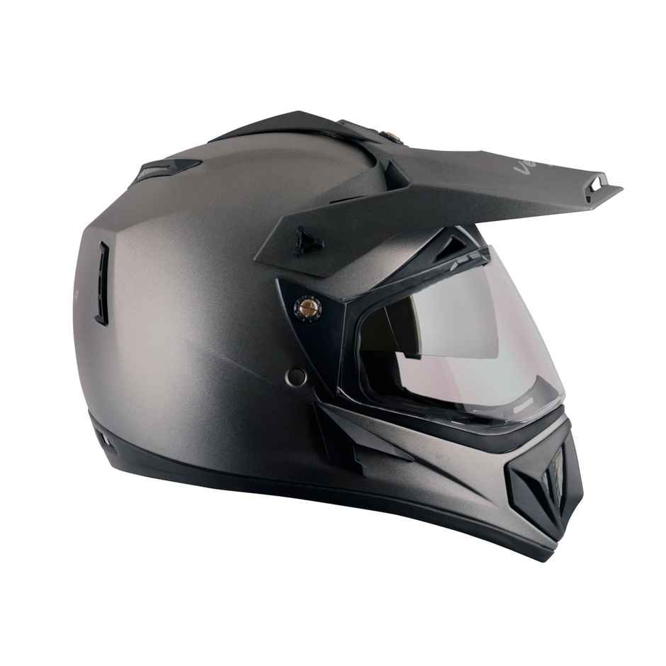 Vega Off Road Lightweight Full Face Helmet- Dull Anthracite M