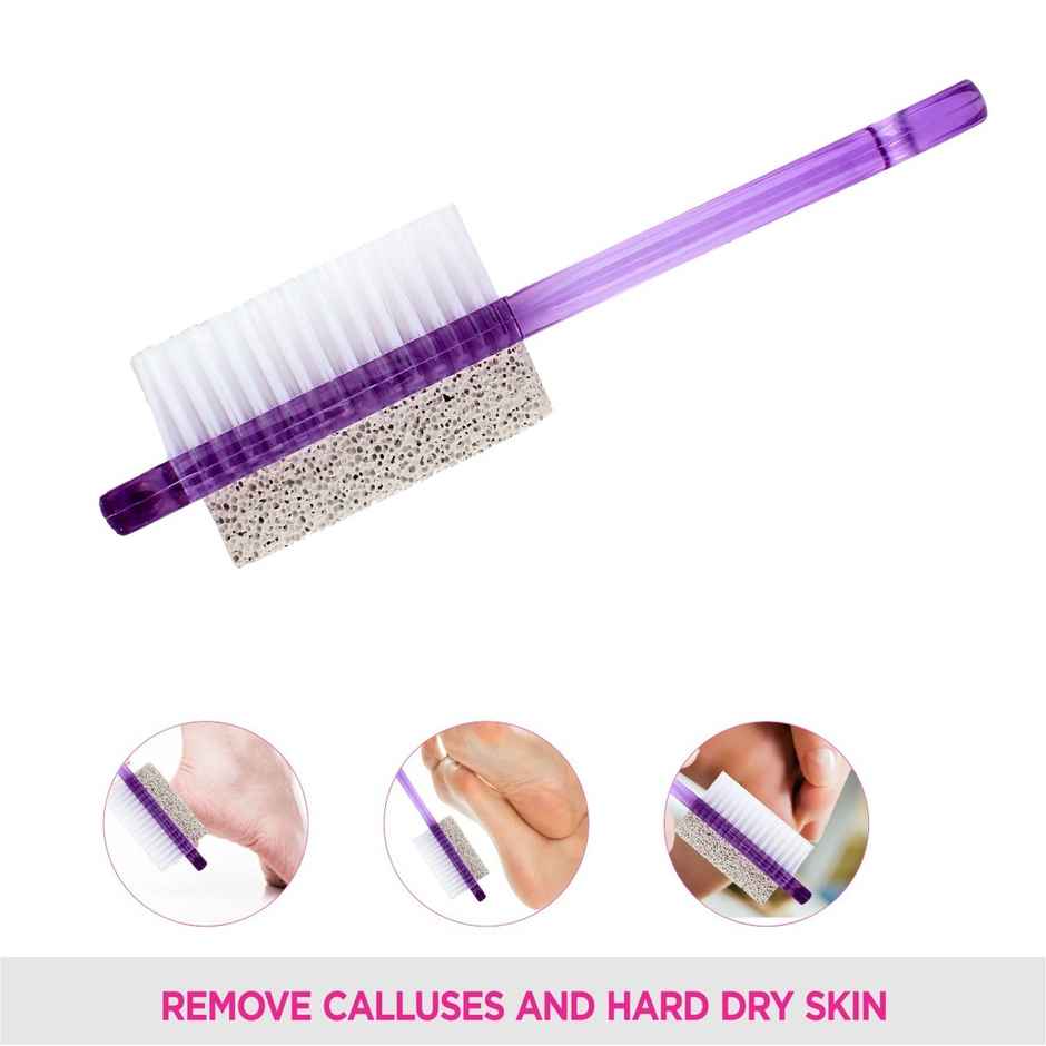 VEGA 2 In 1 - Foot Brush & Pumic Stone (Pd-01)