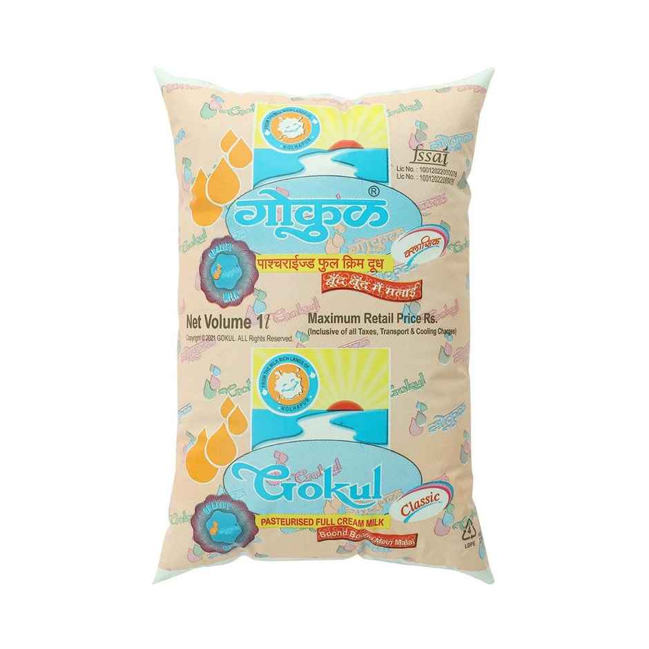 Gokul Full Cream Fresh Milk (Pouch) Combo