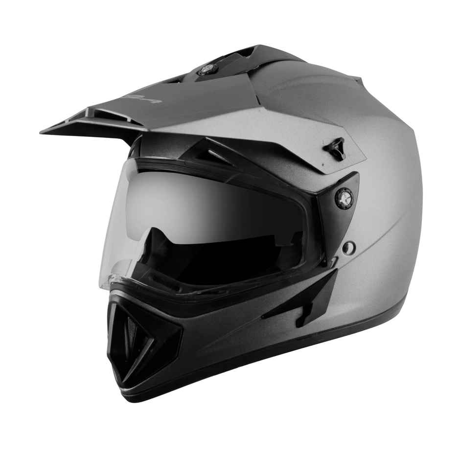 Vega Off Road Lightweight Full Face Helmet- Dull Anthracite L