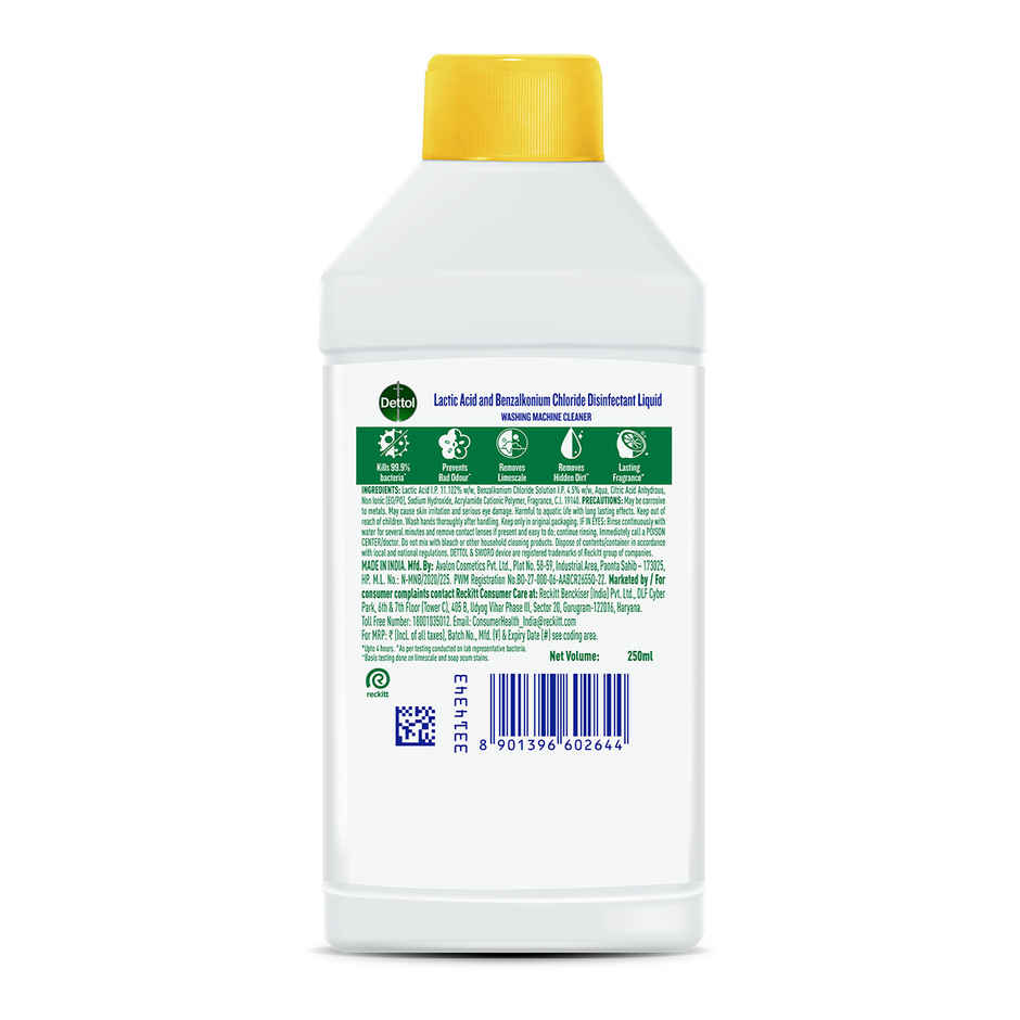 Dettol 5 in 1 Washing Machine Cleaner | Lemon