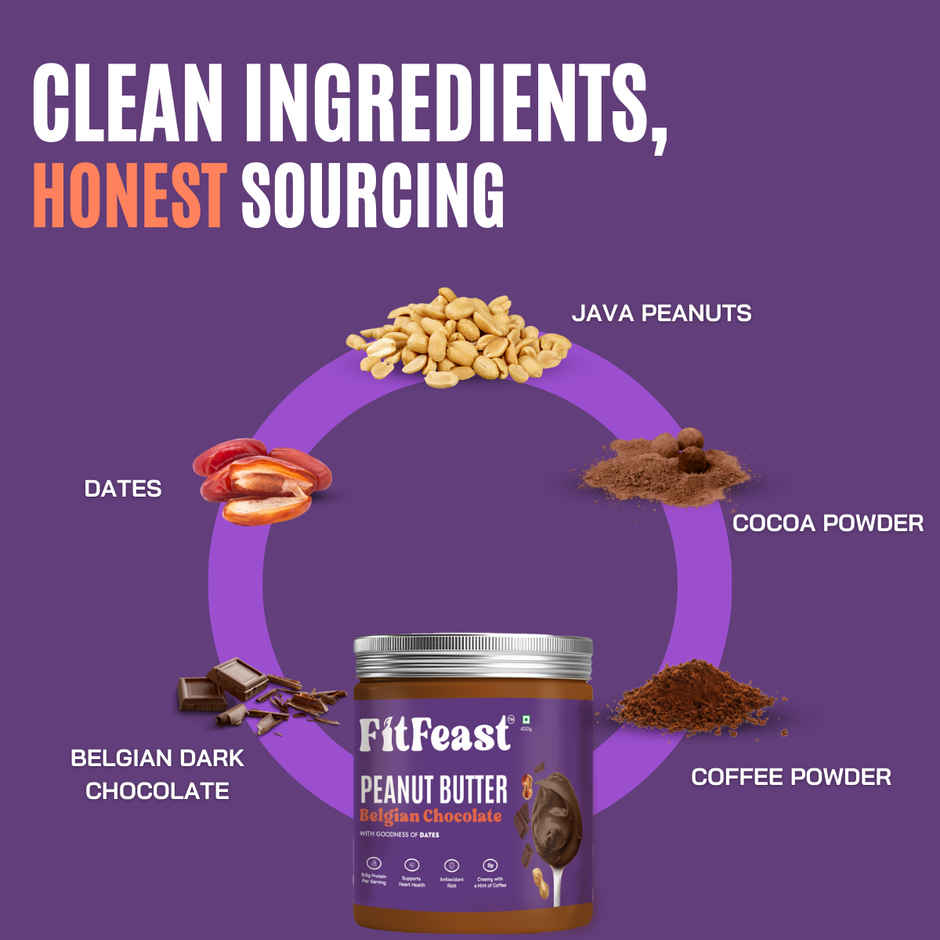 FitFeast Belgian Chocolate Peanut Butter