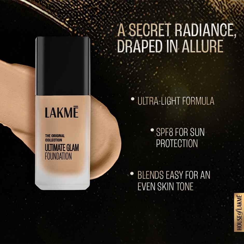 Lakme Ultimate Glam Foundation, Shade 02