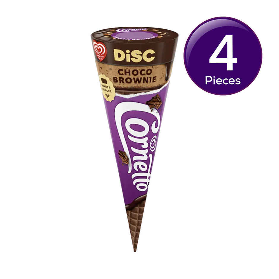 Kwality Wall's Cornetto Choco Brownie Cone Combo