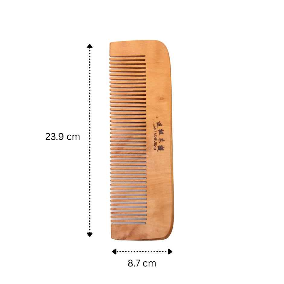Handcrafted Wooden Hair Comb Straight