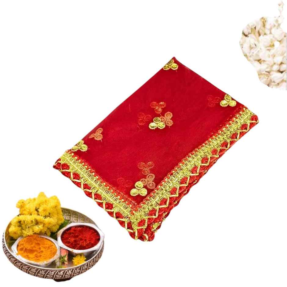 Gullak Chunri Sequins Three Circle | 20 x 13 inch