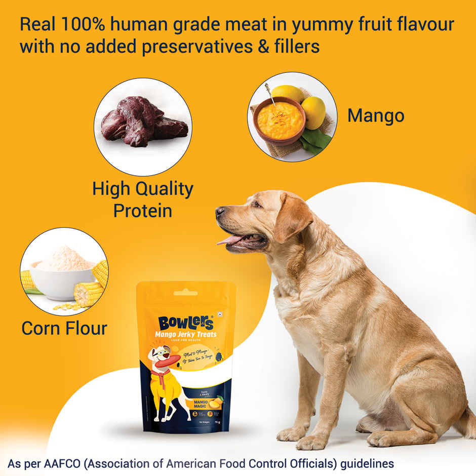 Bowlers Dog Mango Jerky