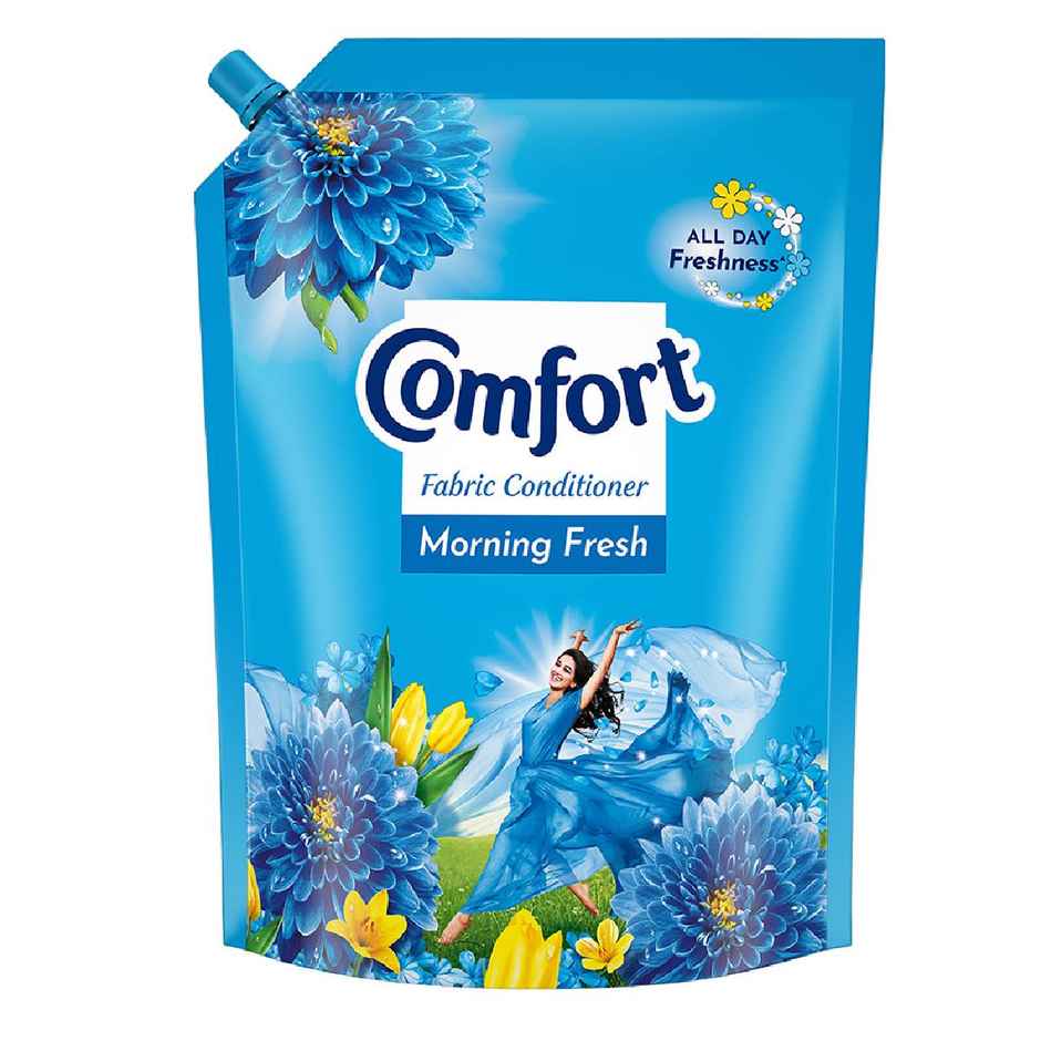 Surf Excel Matic Top Load Detergent Liquid Refill | Tough Dried Stain Removal (1L) & Comfort Morning Fresh After Wash Fabric Conditioner (2L) Combo