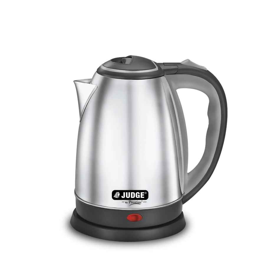 Judge By Prestige JEA 313 1350 Watt Stainless Steel Electric Kettle, 1.5 Litre, Concealed Element, Auto Switch-Off - Silver