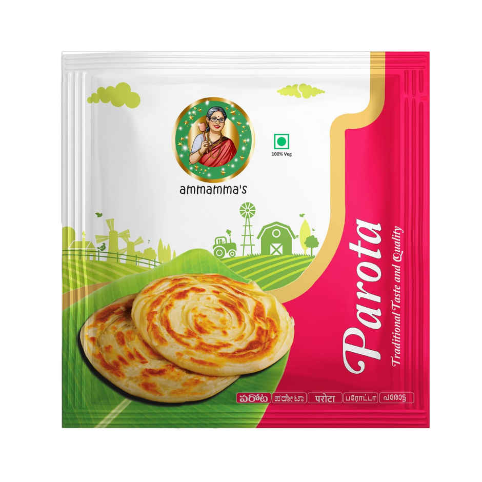 Ammamma'S Whole Wheat Chapati (10pc) & Ammamma'S Parota (5pc) Combo
