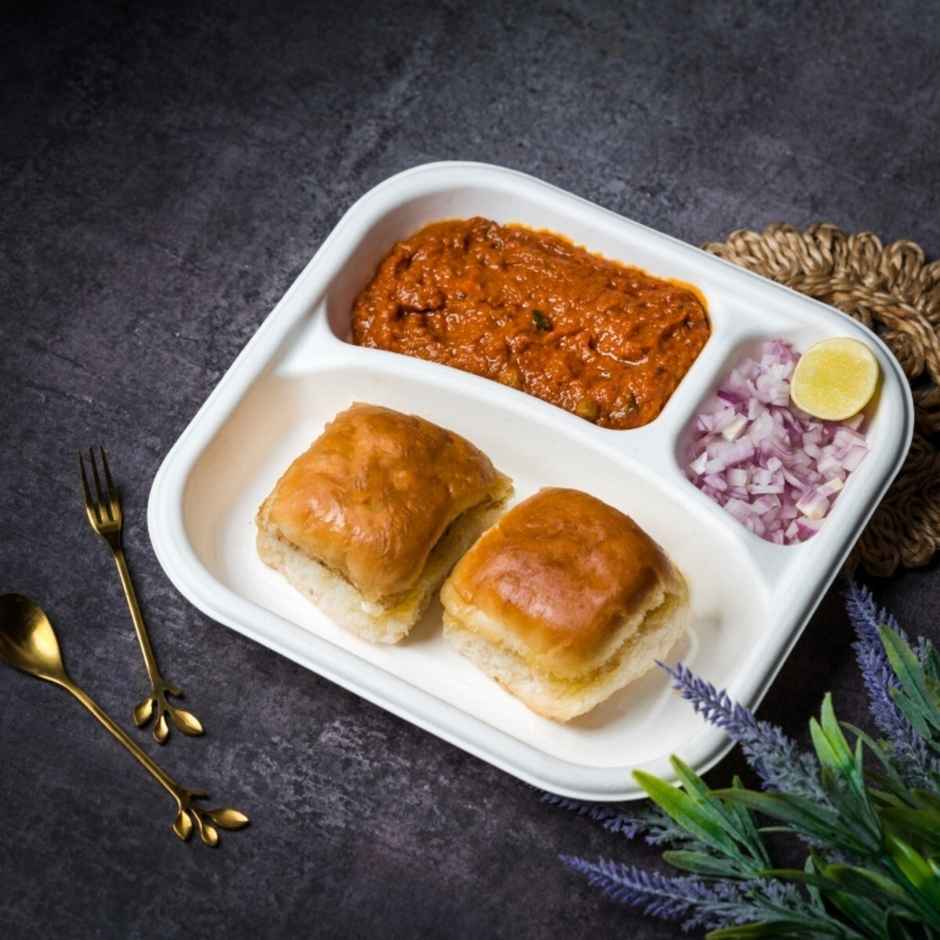 Bagasse Plate | Square | 10 inch | 3 Compartment | Naturepac