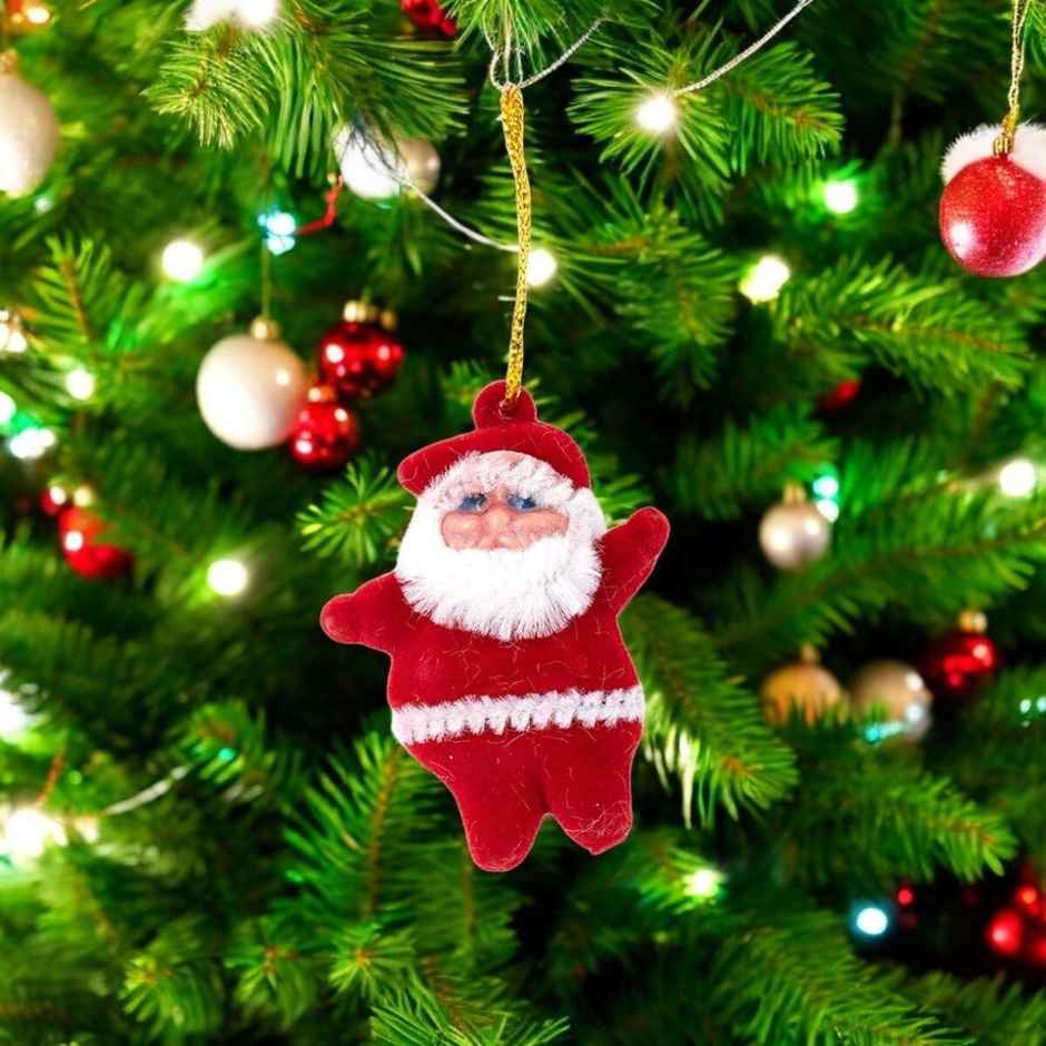 Christmas Santa Tree Decorations | Red | Picfest
