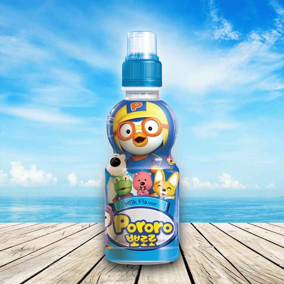 Paldo Teumsae Ramyun Spicy Korean Noodles (Pack Of 5)(600gms) & Pororo Korean Drink Milk Flavor Flavor(235ml) Combo