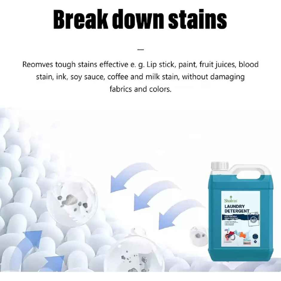 Shatras Eco-Friendly Lavender Liquid Detergent | For All Types Of Washing Machine | Pack Of 2