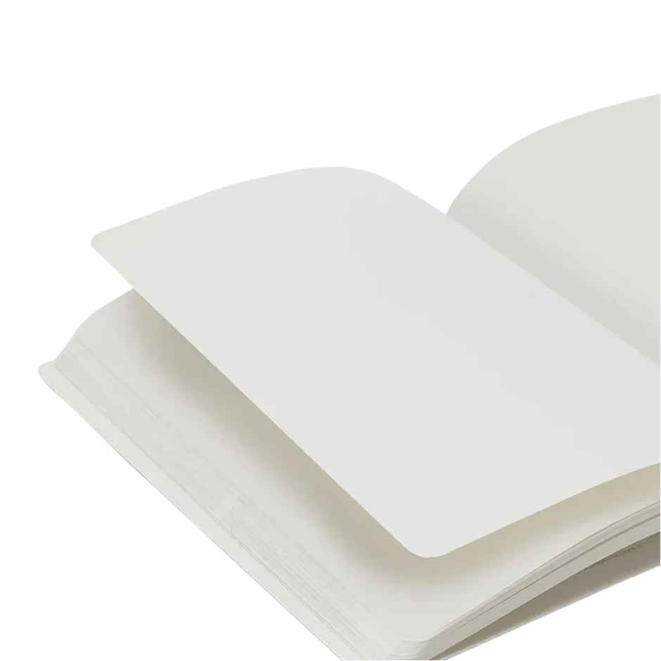 Centre Stitch Notebook | A4 Size | Black (160 Ruled Pages, 29 x 21 cm, Natural Shade)