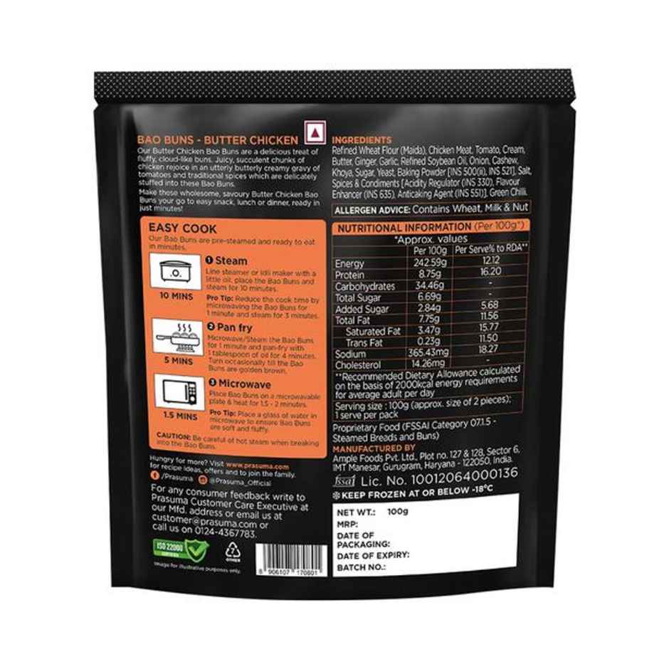 Prasuma Bao Buns Butter Chicken