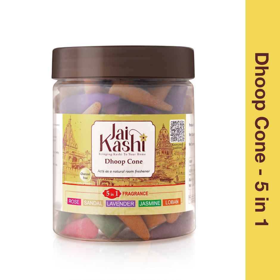 Jai Kashi Bambooless Dhoop Cone - Pack Of 120