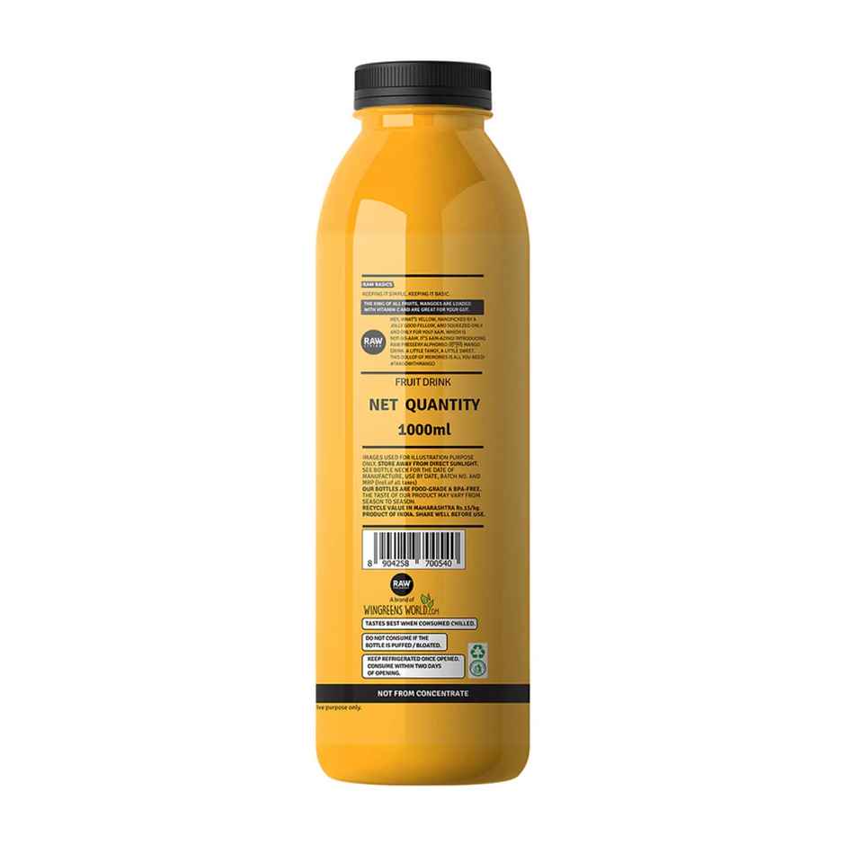 Raw Pressery Alphonso Mango Fruit Juice | Refreshing & Enjoyable