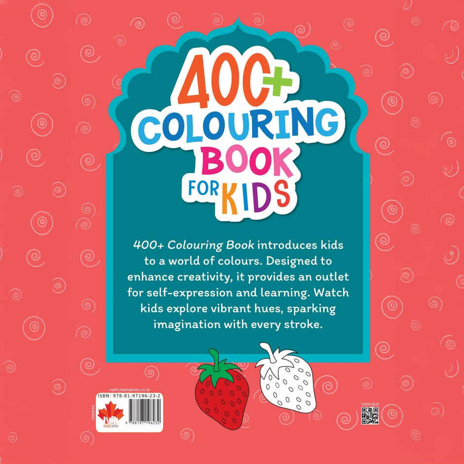 Colouring Book For Kids - 400+ Activities | Gift For Painting | Drawing | Age 3-6 | Creative Fun