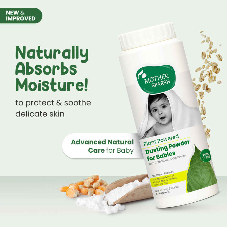 Mother Sparsh Plant Powered Talc Free Dusting Powder For Babies