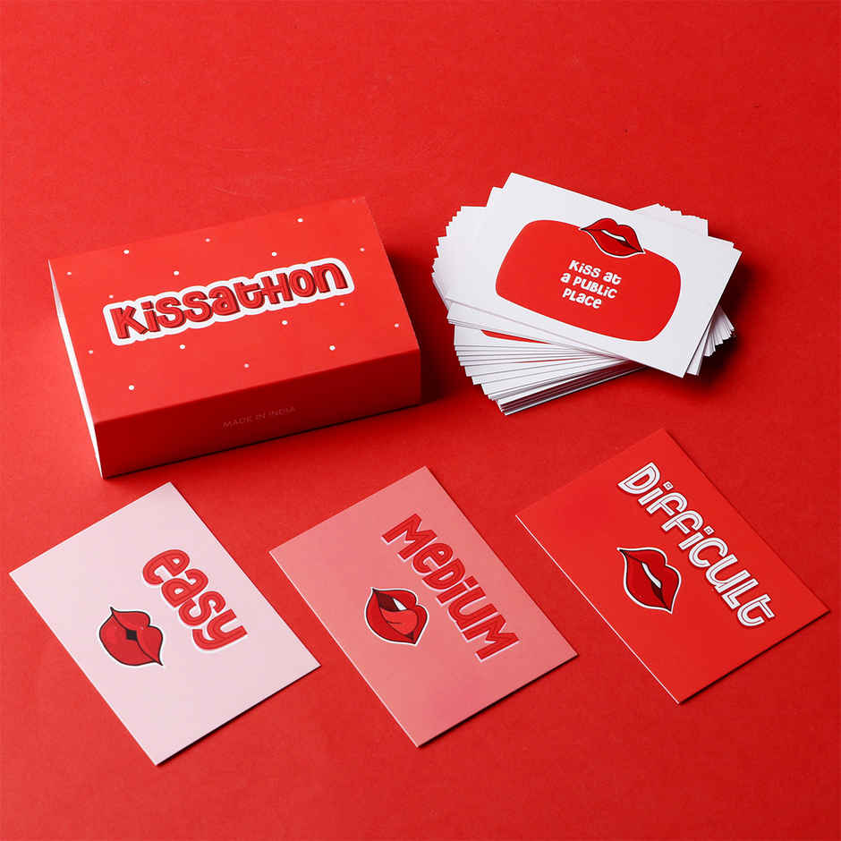 Kissathon Couple Card Game | Adult Games & Accessories | Propcon