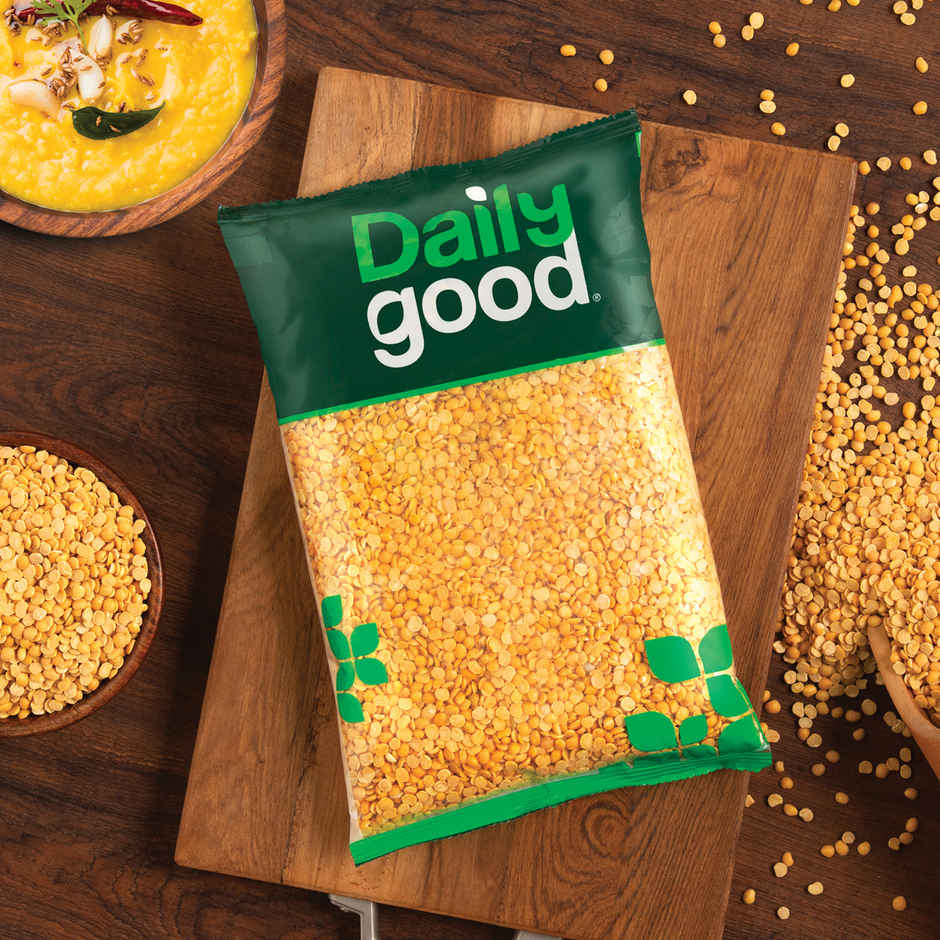 Daily Good Unpolished Masoor Dal(500gms), Daily Good Unpolished Toor / Tur / Arhar Dal(500gms) & Daily Good Unpolished Moong Dal(500gms) & Daily Good Unpolished Chana Dal(500gms) Combo