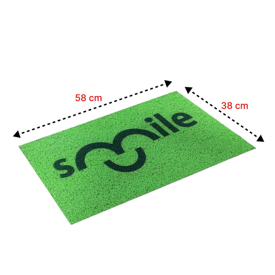 Status Green Pvc Mat 38 Cm x 58 Cm - Smile 2