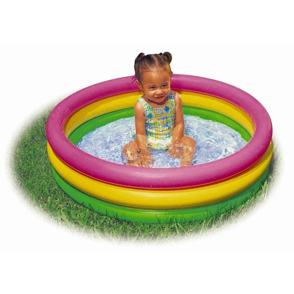 Hamleys Intex Sunset Glow Pool 3 Feet Water Play for Kids 12M+, Multicolour