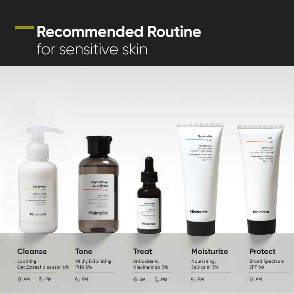 Minimalist Gentle Face Wash with 6% Oat extract For Sensitive Skin