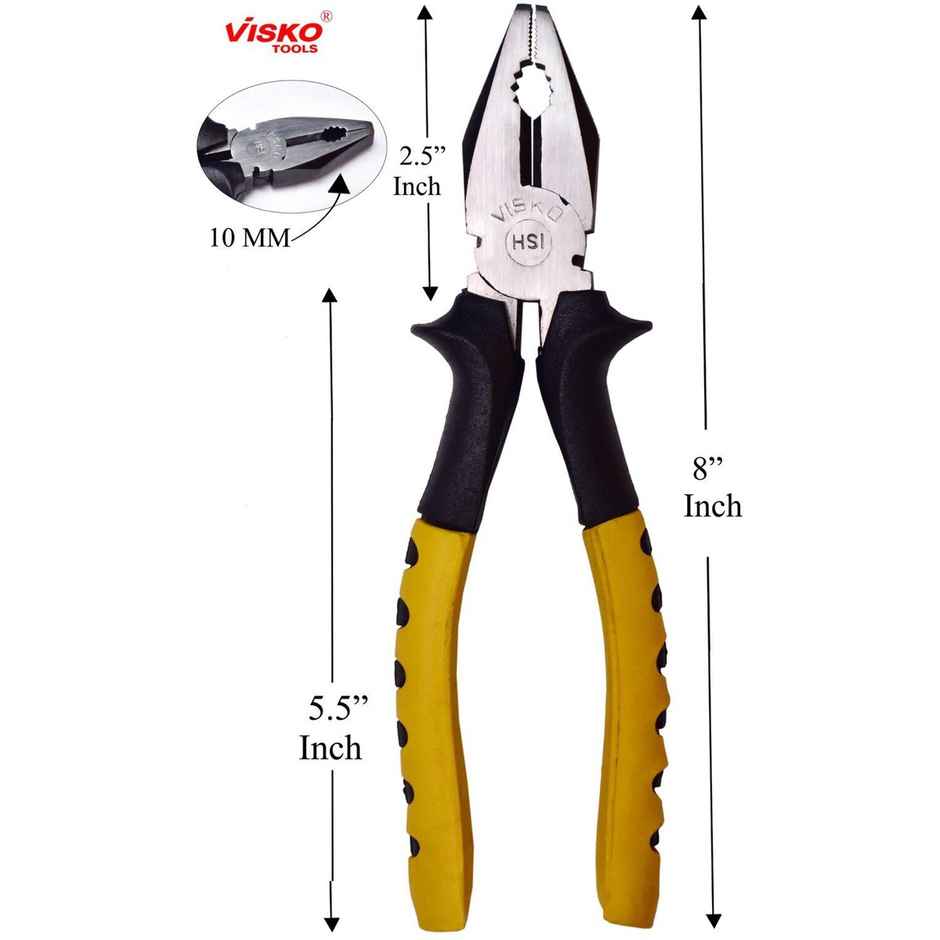 Visko 201 Lineman Plier Length - 8 Inch