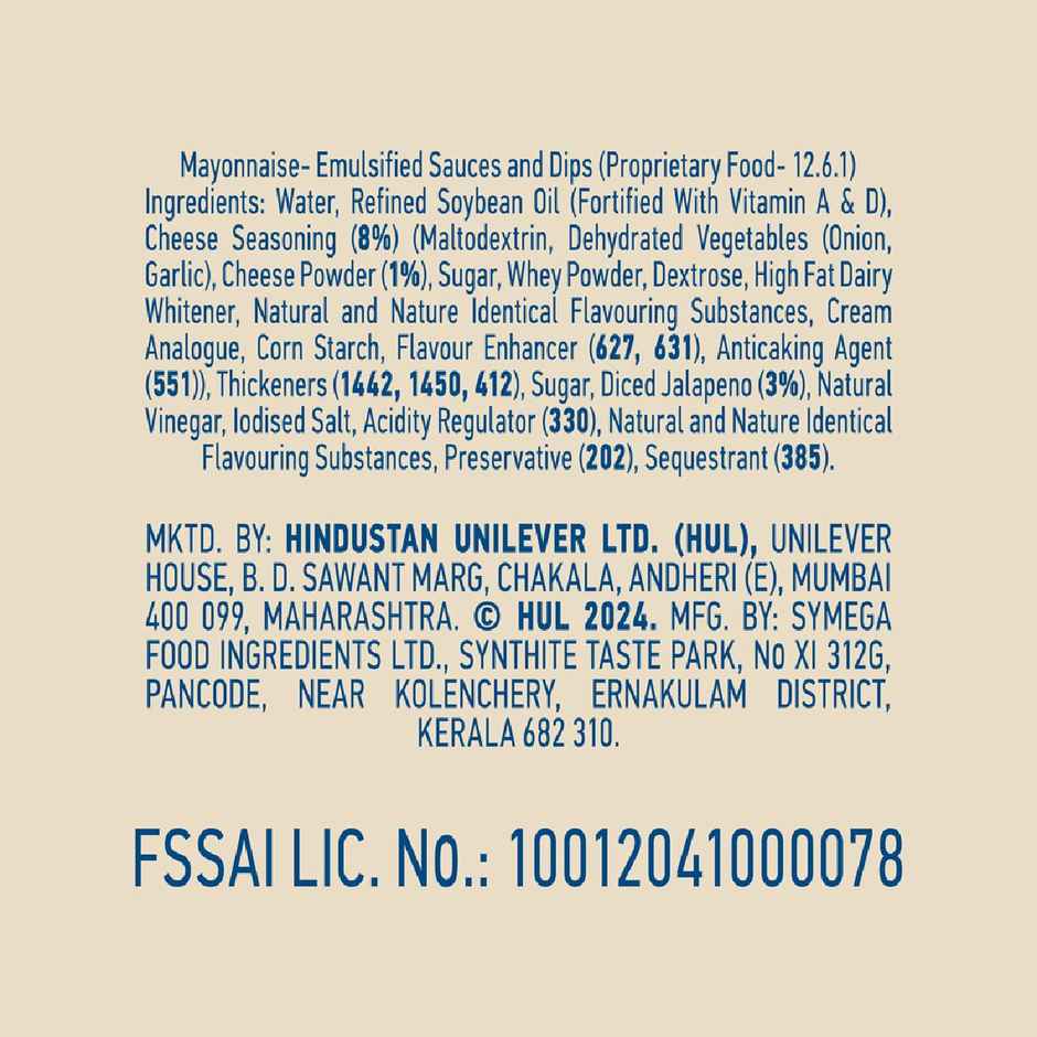 Hellmann's Mayo Cheese Jalapeno