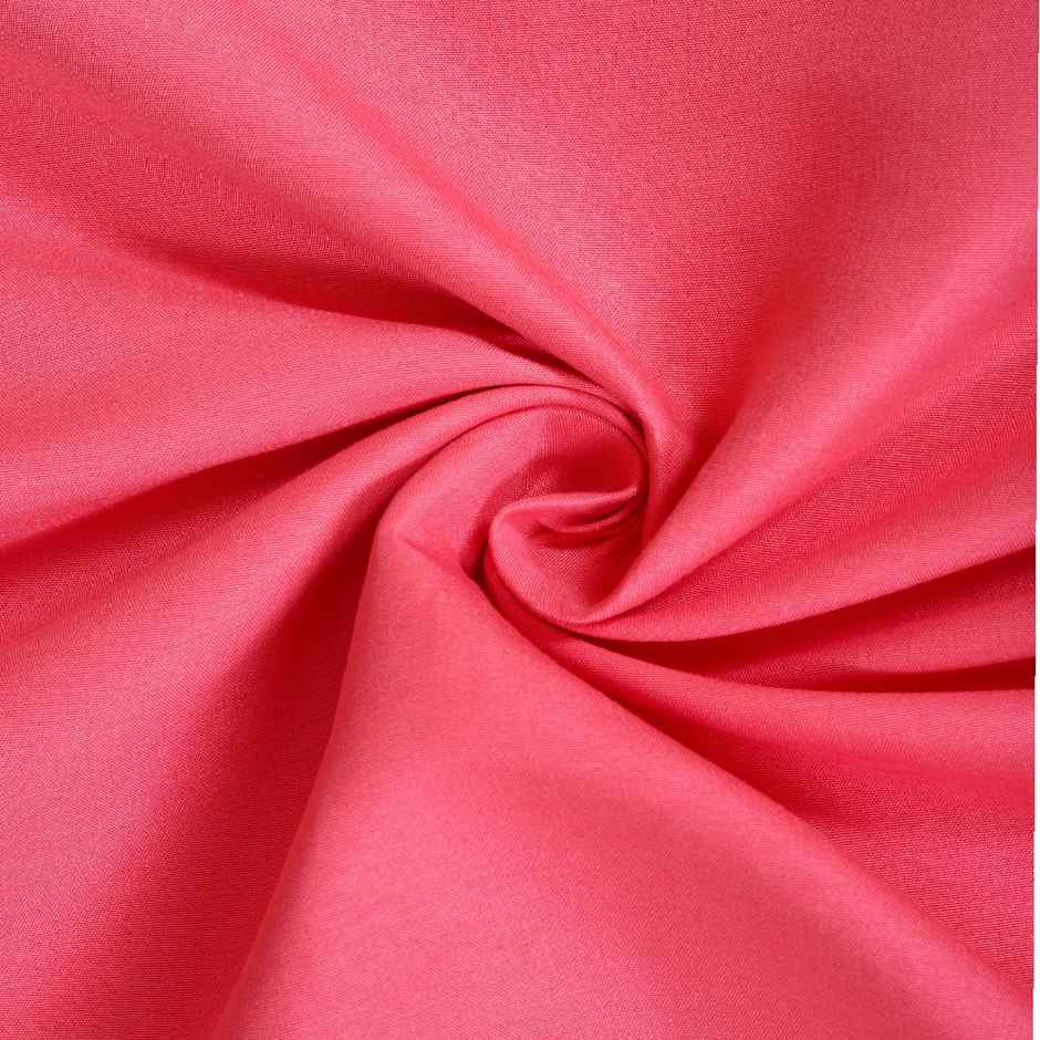 Romee 150 TC Ultra Soft Microfiber Queen Double Bedsheet | Pink |Size 90x108 Inch